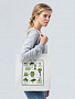 картинка Холщовая сумка Wine Math, молочно-белая от магазина Одежда+