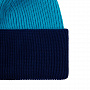 картинка Шапка Snappy, бирюзовая с синим от магазина Одежда+