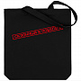 картинка Холщовая сумка «Склонный к побегать», черная от магазина Одежда+