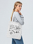 картинка Холщовая сумка «Цитаты. Хармс. Кокус», молочно-белая от магазина Одежда+