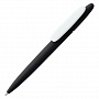 картинка Ручка шариковая Prodir DS5 TRR-P Soft Touch, черная с белым от магазина Одежда+