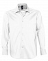 картинка Рубашка мужская с длинным рукавом Brighton, белая от магазина Одежда+