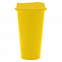 картинка Стакан с крышкой Color Cap, желтый от магазина Одежда+