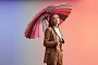 картинка Зонт-трость «Спектр», розовый от магазина Одежда+