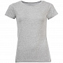 картинка Футболка женская Mixed Women 150 светло-серый меланж от магазина Одежда+