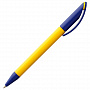 картинка Ручка шариковая Prodir DS3 TPP Special, желтая с синим от магазина Одежда+