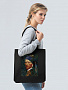 картинка Холщовая сумка «Мужчина с жемчужной сережкой», черная от магазина Одежда+