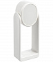 картинка Настольная лампа с зеркалом и беспроводной зарядкой Tyro, белая от магазина Одежда+