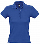 картинка Рубашка поло женская People 210, ярко-синяя (royal) от магазина Одежда+