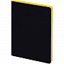 картинка Ежедневник Slip, недатированный, черный с желтым от магазина Одежда+