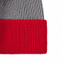картинка Шапка Snappy, светло-серая с красным от магазина Одежда+