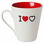 картинка Кружка «Люблю любовь», белая с красным от магазина Одежда+