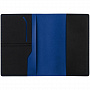 картинка Обложка для паспорта Multimo, черная с синим от магазина Одежда+