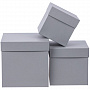 картинка Коробка Cube M, серая от магазина Одежда+