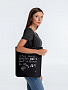 картинка Холщовая сумка «Цитаты. Хармс. Кокус», черная от магазина Одежда+