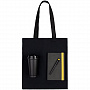 картинка Набор Velours Bag, черный с желтым от магазина Одежда+