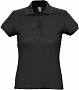 картинка Рубашка поло женская Passion 170, черная от магазина Одежда+