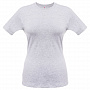 картинка Футболка женская T-bolka Stretch Lady, серый меланж от магазина Одежда+