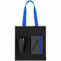 картинка Набор Velours Bag, черный с синим от магазина Одежда+