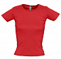 картинка Футболка женская с круглым вырезом Lady 220 красная от магазина Одежда+