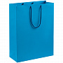 картинка Пакет бумажный Porta XL, голубой от магазина Одежда+