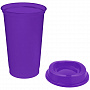 картинка Стакан с крышкой Color Cap, фиолетовый от магазина Одежда+