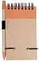 картинка Блокнот на кольцах Eco Note с ручкой, оранжевый от магазина Одежда+