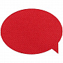 картинка Наклейка тканевая Lunga Bubble, M, красная от магазина Одежда+