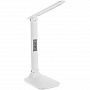 картинка Настольная лампа с часами и календарем Office Torch ver.2, белая от магазина Одежда+