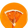 картинка Леденец Lollifruit, оранжевый с апельсином от магазина Одежда+