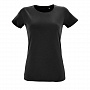 картинка Футболка женская Regent Fit Women, черная от магазина Одежда+