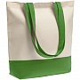 картинка Холщовая сумка Shopaholic, ярко-зеленая от магазина Одежда+