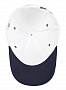 картинка Бейсболка Unit Trendy, белая с темно-синим кантом от магазина Одежда+