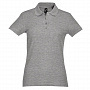 картинка Рубашка поло женская Passion 170, серый меланж от магазина Одежда+