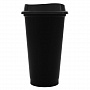 картинка Стакан с крышкой Color Cap Black, черный от магазина Одежда+
