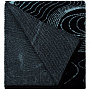 картинка Плед Lumi Lure, черный с голубым от магазина Одежда+