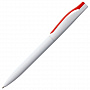картинка Ручка шариковая Pin, белая с красным от магазина Одежда+