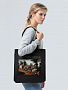 картинка Холщовая сумка «Выйди и зайди нормально», черная от магазина Одежда+
