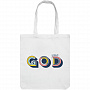 картинка Холщовая сумка «Новый GOD», белая от магазина Одежда+