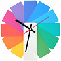 картинка Часы настенные Transformer Clock. White & Multicolor от магазина Одежда+