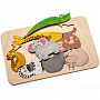 картинка Пазл-раскраска Wood Games, африканские животные от магазина Одежда+