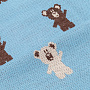 картинка Плед детский с мишками Beastie Toys, небесно-голубой от магазина Одежда+