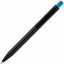 картинка Ручка шариковая Chromatic, черная с голубым от магазина Одежда+