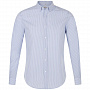 картинка Рубашка мужская Beverly Men, белая с синим от магазина Одежда+