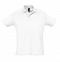 картинка Рубашка поло мужская Summer 170, белая от магазина Одежда+