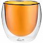 картинка Стакан с двойными стенками Glass Bubble, желтый от магазина Одежда+