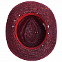 картинка Шляпа Daydream, красная с черной лентой от магазина Одежда+