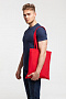 картинка Холщовая сумка Basic 105, красная от магазина Одежда+