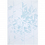 картинка Плед Winterflake, бело-голубой с люрексом от магазина Одежда+