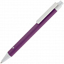 картинка Ручка шариковая Button Up, фиолетовая с белым от магазина Одежда+